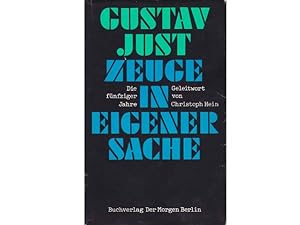 Bild des Verkufers fr Konvolut "Gustav Just". 4 Titel. 1.) Gustav Just: Zeuge in eigener Sache, Die fnfziger Jahre, Mit einem Geleitwort von Christoph Hein 2.) Gustav Just: Zeuge in eigener Sache, Die fnfziger Jahre, Mit einem Geleitwort von Christoph Hein 3.) Beigelegt Broschre von Walter Janka "Schwierigkeiten mit der Wahrheit". . zum Verkauf von Agrotinas VersandHandel