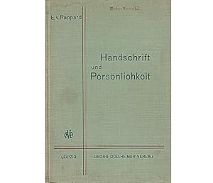 Büchersammlung "Graphologie". 2 Titel. 1.) Eva von Rappard (Gerichtliche Schriftverständige für d...