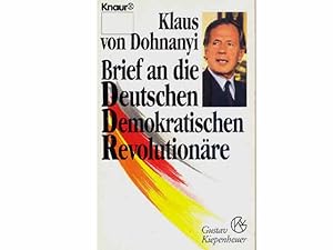 Image du vendeur pour Brief an die Deutschen Demokratischen Revolutionre. 1. Auflage mis en vente par Agrotinas VersandHandel