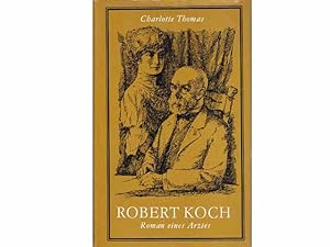 Image du vendeur pour Konvolut Robert Koch". 3 Titel. 1.) Charlotte Thomas: Robert Koch. Roman eines Arztes. Illustrationen von Gerhard Preu. Verlag der Nation Berlin, 2. Auflage/1968 2.) E. F. Podach: Robert Koch 3.) Zur Ergnzung: "Der Bakterien-Jger. Vor 125 Jahren ffnete das Koch'sche Institut seine Tren. Viele Grundlagen von damals gelten bis heute" (Der Tagesspiegel vom 1. Juli 2016) und "Forschung im Zwielicht. Vor 175 Jahren wurde Robert Koch geboren - ber manche Aspekte seiner Arbeit ist bislang nur wenig bekannt" (ND vom 13. Dezember 2018); "Eine kleine Sensation: Die Memoiren der Hedwig Koch - Hedwig Koch: Mein Weg mit Robert Koch". (Mrkische Oderzeitung vom 15./16. 04. 2023).Geister bertragen keine Krankheiten. Institut mit Mausoleum fr Robe mis en vente par Agrotinas VersandHandel