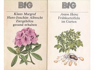Sammlung "Bücher für Gartenfreunde". 13 Titel. 1.) Anton Heinz: Frühkartoffeln im Garten 2.) Klau...