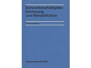 Büchersammlung "Gesetzgebung zur Schwerbeschädigtenbetreuung und Rehabilitation2. 2 Titel. 1.) Sc...