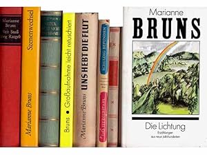 Bild des Verkufers fr Bchersammlung "Marianne Bruns". 8 Titel. 1.) Der neunte Sohn des Veit Sto, Die Spur des namenlosen Malers, Zwei Romane, Ausgewhlte Werke, Herausgeber: Gerd Noglik 2.) Uns hebt die Flut 3.) Glck fllt nicht vom Himmel 4.) Groaufnahme leicht retuschiert 5.) Schuldig befunden, Das ist Diebstahl, Novellen 6.) Frau Doktor privat, Roman 7.) Szenenwechsel 8.) Die Lichtung, Erzhlungen aus neun Jahrhunderten, Ausgewhlte Werke. Herausgeber: Gerd Noglik, 6. Auflage/1983 zum Verkauf von Agrotinas VersandHandel