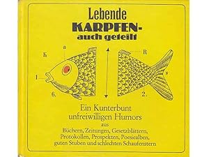 Bild des Verkufers fr Bchersammlung Humor. Heinz Seydel". 3 Titel. 1.) Lebende Karpfen auch geteilt, Ein Kunterbunt unfreiwilligen Humors aus Bchern, Zeitungen, Gesetzblttern, Protokollen, Prospekten, Poesiealben, guten Stuben und schlechten Schaufenstern, zusammengesucht und herausgegeben von Heinz Seydel, Zeichnungen und Collagen von Rolf F. Mller 2.) Das frhliche Badbuch, Ein erfrischendes Bademekum, zusammengestellt und herausgegeben von Heinz Seydel, Illustrationen von Thomas Schleusing, Gruppe 4 3.) Alles Unsinn, Deutsche Ulk- und Scherzdichtung von ehedem bis momentan, gesammelt und herausgegeben von Heinz Seydel zum Verkauf von Agrotinas VersandHandel