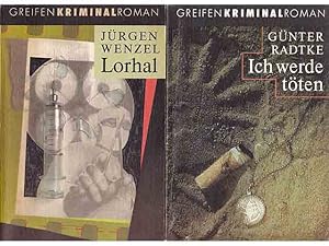 Büchersammlung "Greifen Kriminal Roman". 4 Titel. 1.) Hubert Gerlach: Der Joker, Der Fledderer, 1...