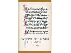 Bild des Verkufers fr Reclam-Sammlung "Lyrik". 4 Titel. 1.) Walter von der Vogelweide: Lieder und Sprche, Auswahl mittelhochdeutsch - neuhochdeutsch 2.) Hannelore Kischkewitz (Hrsg.): Liebe sagen, Lyrik aus dem gyptischen Altertum 3.) Komm, Trost der Nacht, o Nachtigall, Deutsche Gedichte aus dem 17. Jahrhundert 4.) Friederike Kempner: Das Leben ist ein Gedicht zum Verkauf von Agrotinas VersandHandel