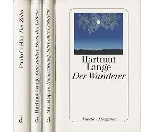 Bild des Verkufers fr Bchersammlung Diogenes Verlag Zrich, Ausgaben in Leinen". 7 Titel. 1.) Hartmut Lange: Der Wanderer, Novelle 2.) Paulo Coelho: Der Zahir, Roman 3.) Hartmut Lange: Eine andere Form des Glcks 4.) Muriel Spark: Hundertundelf Jahre ohne Chauffeur, Geschichten 5.) Bernhard Schlink: Liebesfluchten, grner Leinen-Einband mit weiem 6.) Otto Jgersberg: Vom Handel mit Ideen, Geschichten 7.) Connie Palmen: Die Erbschaft, Roman, aus dem Niederlndischen zum Verkauf von Agrotinas VersandHandel