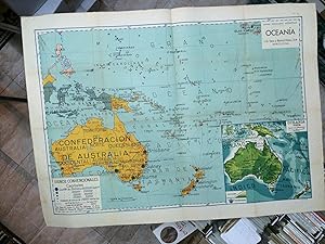 OCEANIA. Mapas escolares modernos