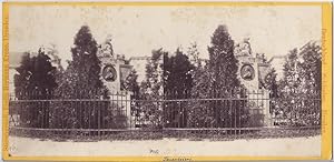 Seller image for Breslau, Tauentzien-Denkmal, um 1890 - Stereofotografie for sale by Antiquariat Hardner