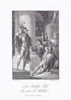 Des Achilles Tod. La mort d Achille - Der Mythos alter Dichter in bildlichen Darstellungen, um 1840