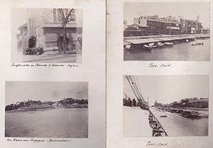 Asienreise, Suezkanal - Port Said - Colombo; Original-Aufnahmen um 1890