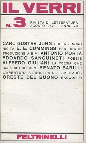 LA POESIA, CHE COSA SI PUO' DIRE - (Sul numero 3 - 1962 - pagine 35-40) della rivistua IL VERRI d...