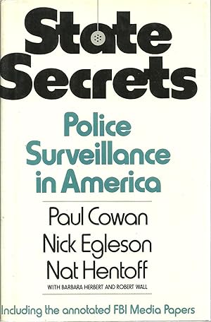 Seller image for State Secrets: Police Surveillance in America for sale by Sabra Books