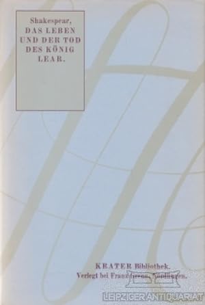 Bild des Verkufers fr Shakespear - Das Leben und der Tod Knigs Lear Radspieler, Hans und Johanna zum Verkauf von Leipziger Antiquariat