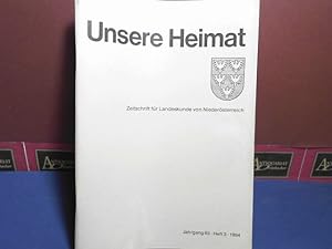 Unsere Heimat. - Jahrgang 65, Heft 3, 1994. - Zeitschrift für Landeskunde von Niederösterreich.