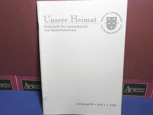 Unsere Heimat. - Jahrgang 66, Heft 1, 1995. - Zeitschrift für Landeskunde von Niederösterreich