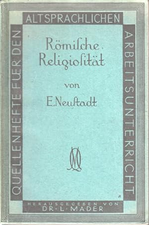 Bild des Verkufers fr Rmische Religiositt. zum Verkauf von Bcher bei den 7 Bergen