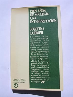 Imagen del vendedor de CIEN AOS DE SOLEDAD : UNA INTERPRETACION a la venta por LLIBRES del SENDERI