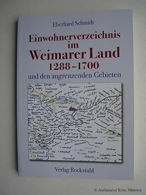 Seller image for Einwohnerverzeichnis Weimarer Land 1288-1700 und der angrenzenden Gebiete. 2. Auflage for sale by Antiquariat Hans-Jrgen Ketz