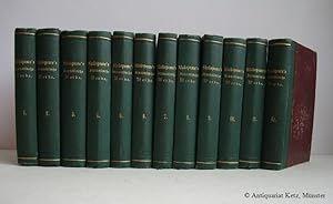 Shakespeare's dramatische Werke, übersetzt von August Wilhelm von Schlegel und Ludwig Tieck. 12 B...