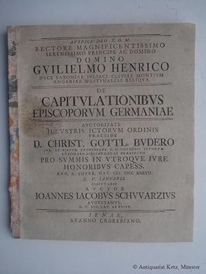 De capitulationibus episcoporum Germaniae.