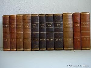 Wieland's Werke. Nebst einer Biographie Wieland's. 11 Bände (= Teile 1 - 34).