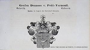 DEZASSE v. PETIT-VERNEUIL - Grafen Dezasse v. Petit-Verneuil