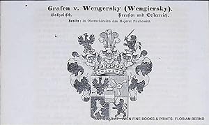 WENGERSKY (WENGIERSKY) - Grafen v. Wengersky (Wengiersky)
