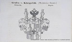 KÖNIGSFELD - Grafen v. Königsfeld (Weiblicher Stamm)