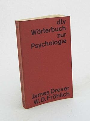 Image du vendeur pour dtv-Wrterbuch zur Psychologie / James Drever mis en vente par Versandantiquariat Buchegger