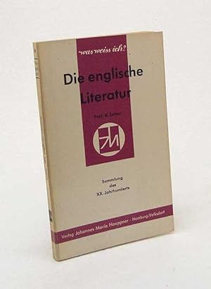 Bild des Verkufers fr Die englische Literatur / Ren Lalou. [bers.: Lydia Grober] zum Verkauf von Versandantiquariat Buchegger