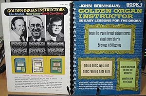 Imagen del vendedor de Golden Organ Instructor, 50 Easy Lessons for the Organ Book 1 a la venta por Phyllis35