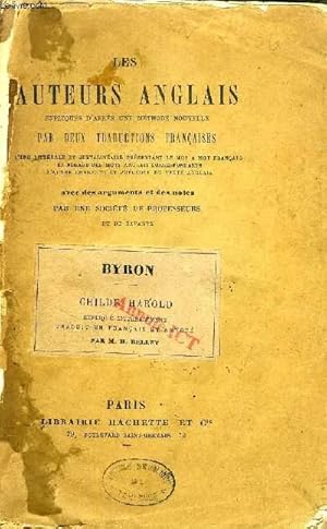 Image du vendeur pour LES AUTEURS ANGLAIS EXPLIQUES D'APRES UNE METHODE NOUVELLE, PAR DEUX TRADUCTIONS FRANCAISES, BYRON, LE PELERINAGE DE CHILDE HAROLD mis en vente par Le-Livre