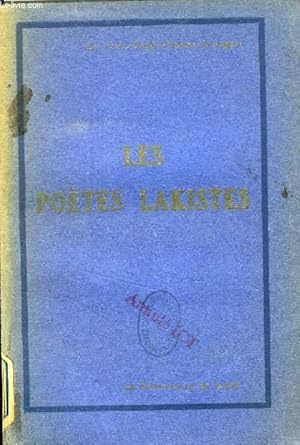 Seller image for LES POETES LAKISTES for sale by Le-Livre