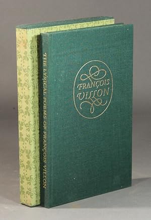 Image du vendeur pour The lyrical poems of Francois Villon mis en vente par Rulon-Miller Books (ABAA / ILAB)