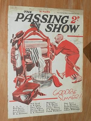 Bild des Verkufers fr The Passing Show, September 27, 1927 zum Verkauf von Dublin Bookbrowsers