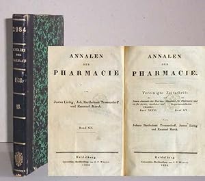 Bild des Verkufers fr Annalen der Pharmacie [Pharmazie]. Band XIX [19]. zum Verkauf von Antiquariat Hilbert Kadgien