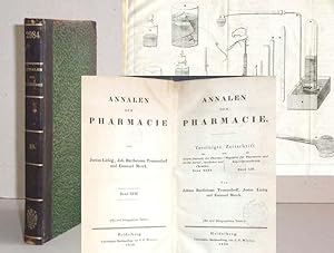 Bild des Verkufers fr Annalen der Pharmacie [Pharmazie]. Band XVIII [18]. zum Verkauf von Antiquariat Hilbert Kadgien