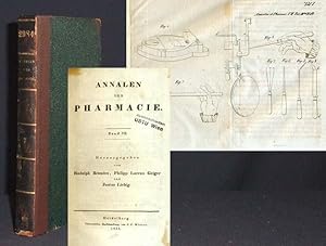 Bild des Verkufers fr Annalen der Pharmacie [Pharmazie]. Band VII. zum Verkauf von Antiquariat Hilbert Kadgien