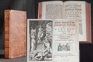 Bild des Verkufers fr Aulicae vitae ac Civilis Libri IV. Ejusdem Opuscula varia: Quorum syllabus exhibetur Post Praefationem Joannes Georgii Graevii. zum Verkauf von Antiquariat Hilbert Kadgien