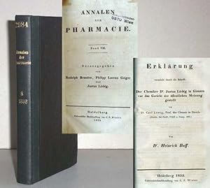 Bild des Verkufers fr Annalen der Pharmacie [Pharmazie]. Band VIII [8]. zum Verkauf von Antiquariat Hilbert Kadgien