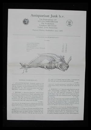 Bild des Verk�ufers f�r Catalogue 246 Hydrobiology zum Verkauf von ANTIQUARIAT Franke BRUDDENBOOKS
