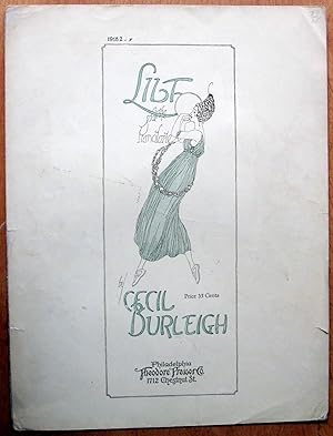 Lilt. For the Pianoforte. Vintage Sheet Music