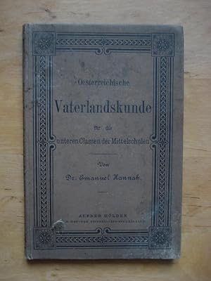 Bild des Verkufers fr sterreichische Vaterlandskunde fr die unteren Classen der Mittelschule - Unterstufe zum Verkauf von Antiquariat Birgit Gerl