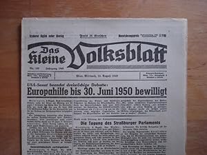 Das Kleine Volksblatt - Wien, Mittwoch, 10. August 1949
