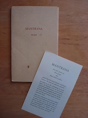 Seller image for Mantrana - Ein Spiel for sale by Antiquariat Birgit Gerl