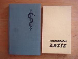 Imagen del vendedor de Anekdoten um rzte (+ 2. Band von Prof. Dr. Glaser) a la venta por Antiquariat Birgit Gerl
