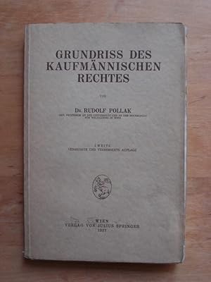 Grundriss des kaufmännisches Rechtes