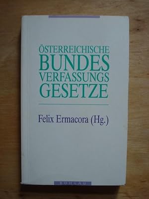 Seller image for sterreichische Bundesverfassungsgesetze for sale by Antiquariat Birgit Gerl