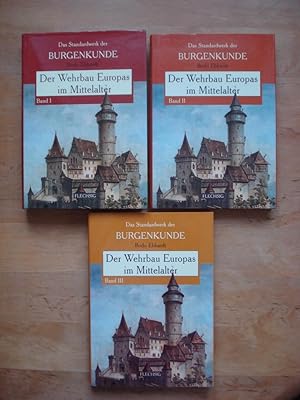 Bild des Verkufers fr Der Wehrbau Europas im Mittelalter - 3 Bnde komplett zum Verkauf von Antiquariat Birgit Gerl